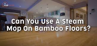 steam mop on bamboo floors