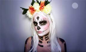 sugar skull makeup looks for halloween