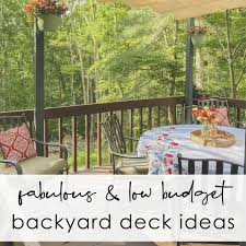 Backyard Deck Ideas On A Budget
