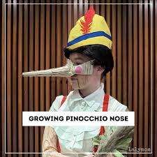 diy growing pinocchio nose costume