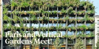 The Vertical Garden Building In Paris