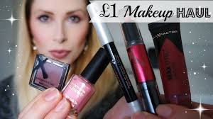 1 max factor makeup haul poundland