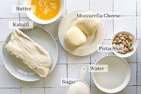 kunafa recipe with mozzarella cheese