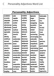 adjetivos de personalidade writing teaching writing personality adjetivos de personalidade