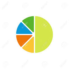Chart Pie Diagram Flat Icon Vector Sign Financial Pie Chart