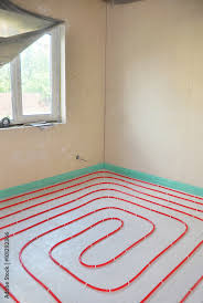 installing water floor heating system