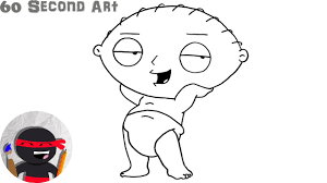 How To Draw Stewie Griffin | Easy, Step By Step Tutorials For Beginners -  YouTube