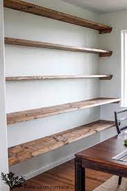 Diy Simple Wood Shelves Jenna Sue Design