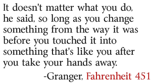 Fahrenheit 451 Important Quotes. QuotesGram via Relatably.com