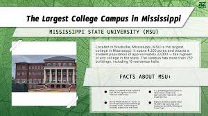 largest college cus in mississippi