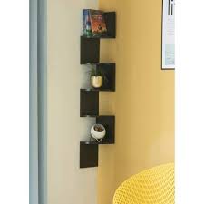 5 tier wall mount corner shelf