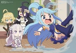 This is a pretty great anime with hilarious characters and fantastic animation. Useless Goddess Konosuba