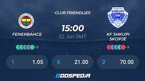 Fenerbahce - KF Shkupi Skopje » Live Score & Stream + Odds, Stats, News
