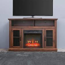 top space fireplace tv stand electric
