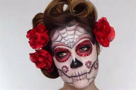 simple day of the dead face makeup