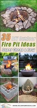 35 Best Diy Outdoor Fire Pit Ideas Super Cheap Easy