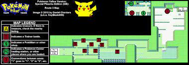 Pokemon Yellow Version: Special Pikachu Edition Route 3 Map Map for Game  Boy by KeyBlade999 - GameFAQs
