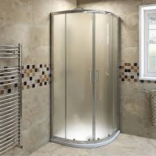 Hinged Frosted Glass Shower Enclosure