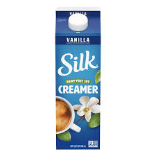 silk soy creamer vanilla dairy free