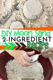 2 ing diy moon sand recipe