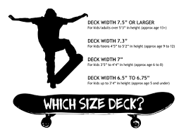 Skateboard Deck Size Guide Deck Skateboard Deck Size Image