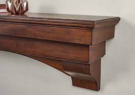 M Wood Mantel Shelf With Corbels
