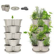 Stackable Planter Vertical Garden Pots