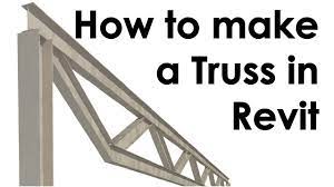 how to create a truss in revit you