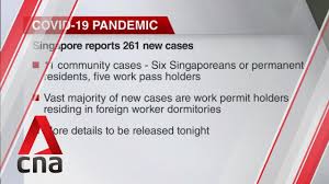 Sites may require physician referral. Covid 19 Update June 5 Singapore Reports 261 New Cases Youtube