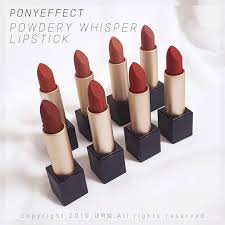 pony effect powdery whisper lipstick