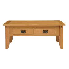 Oakland Rustic Oak Coffee Table With