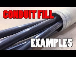 conduit fill exles for the modern