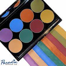 mehron paradise makeup aq 8 color