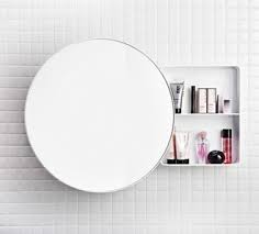 Framed in timeless white wood panelling, a shelf protrudes from the very bottom of this mirror, perfect for storing toothbrushes. I Bathrooms Jen S Blog Mirror Cabinets Bathroom Mirror Cabinet Round Mirror Bathroom