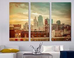 Buy Kansas City Missouri Skyline Canvas
