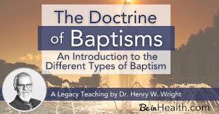 diffe types of baptism