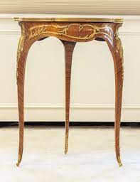 Hornbeam Marquetry Coquille Table