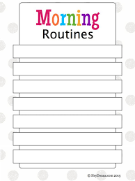Our Morning Routine Plus Free Morning Routine Chart For