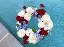 Maybe you would like to learn more about one of these? Diy Floating Pool Flowers For The 4th Of July Atelier Ashley Flowers