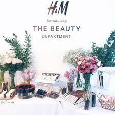 h m beauty department launches in