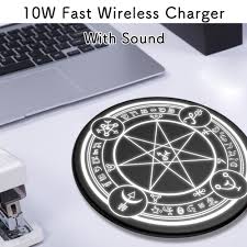 Anime magic quick wireless charger (10 watts). Anime Led Fast Wireless Charger Pad Charging Station Qi Wireless Charge For Iphone X Xr Xs 8 8plus Galaxy S10 S8 S9 S7 Note 9 8 Buy At The Price Of