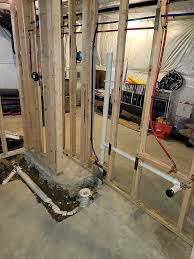 Rough Plumbing Installation For