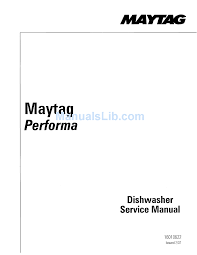 Maytag quiet series 300 manual pdf. Maytag Performa Pdb1600aw Series Service Manual Pdf Download Manualslib