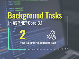 run background tasks in asp net core