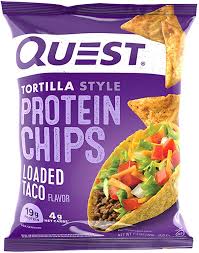 A product with 26 grams of total carbohydrates and 9 grams of fiber will have 17 grams net carbs. Amazon Com Quest Nutrition Tortilla Style Protein Chips Loaded Taco Low Carb Gluten Free Baked 1 1 Ounce Pack Of 12 Health Household