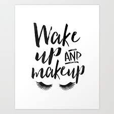 Wake Up And Makeup Salon Decor Bedroom