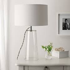 White Company Bowery Glass Table Lamp