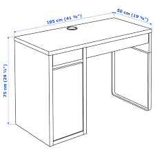 We own 2 ikea desks, both very different. Micke White Desk 105x50 Cm Get It Here Ikea
