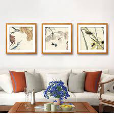 Chinese Painting Square Picture Frame
