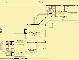 House Plans With Two Separate Wings